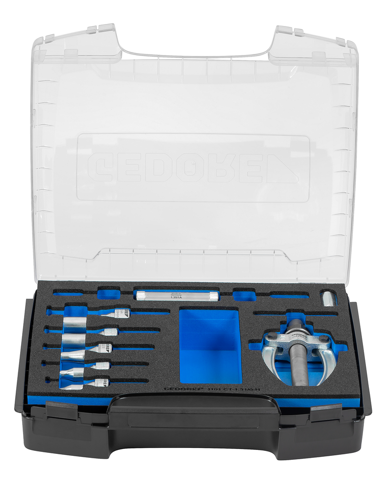 Gedore Binnentrekkerset 8-30 mm 8-delig met contrasteun en glijhamer, in i-BOXX 72 met Check-Tool-module - 1101-1.31/0-H