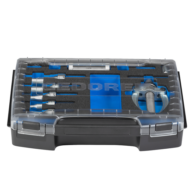 Gedore Internal puller set 8-30 mm 8-piece with counter support and slide hammer, in i-BOXX 72 with Check-Tool module - 1101-1.31/0-H