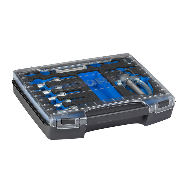 Gedore Internal puller set 8-30 mm 8-piece with counter support and slide hammer, in i-BOXX 72 with Check-Tool module - 1101-1.31/0-H