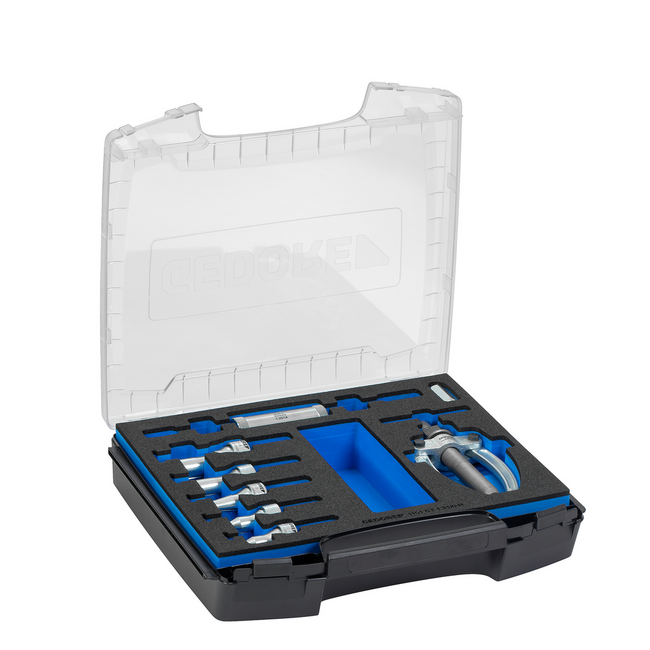 Gedore Internal puller set 8-30 mm 8-piece with counter support and slide hammer, in i-BOXX 72 with Check-Tool module - 1101-1.31/0-H