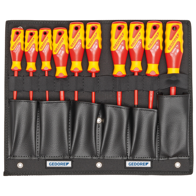 Gedore VDE-gereedschapsset HYBRID 53-delig in L-BOXX 136 voor hybride en elektrische voertuigen, EN 60900 - 1100-1094