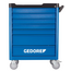 Gedore Tool cart Workster smartline large with 7 drawers, 400 kg load capacity, central locking - WSL-L7