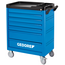 Gedore Tool cart Workster smartline large with 7 drawers, 400 kg load capacity, central locking - WSL-L7