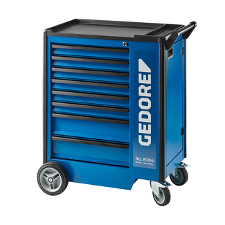 Gedore Tool cart with 8 drawers, two of them 137 mm high