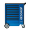 Gedore Werkzeugwagen mit 9 Schubladen und Türfach mit Europerforation, 40 kg pro Schublade, zentral abschließbar - 2004 0810