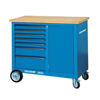 Gedore Mobile workbench with 7 drawers