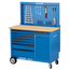 Gedore Verrijdbare werkbank XL 1,25 m met 7 laden incl. XL-lade, beukenmultiplex blad 30 mm, 1000 kg - 1504 XL 1411