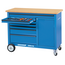 Gedore Verrijdbare werkbank XL 1,25 m met 7 laden incl. XL-lade, beukenmultiplex blad 30 mm, 1000 kg - 1504 XL 1411