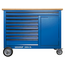 Gedore Verrijdbare werkbank XL 1,25 m met 9 laden incl. XL-lade, beukenmultiplex blad 30 mm, 1000 kg - 1504 XL 1710