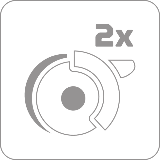 Gedore Verrijdbare werkbank XL 1,25 m met 2 ladeblokken van 7 laden, beukenmultiplex blad 30 mm, per blok afsluitbaar - 1506 XL 2511