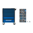 Gedore Tool cart Workster highline large with 308-piece tool set in Check-Tool modules, 7 drawers - WHL-L7-TS-308