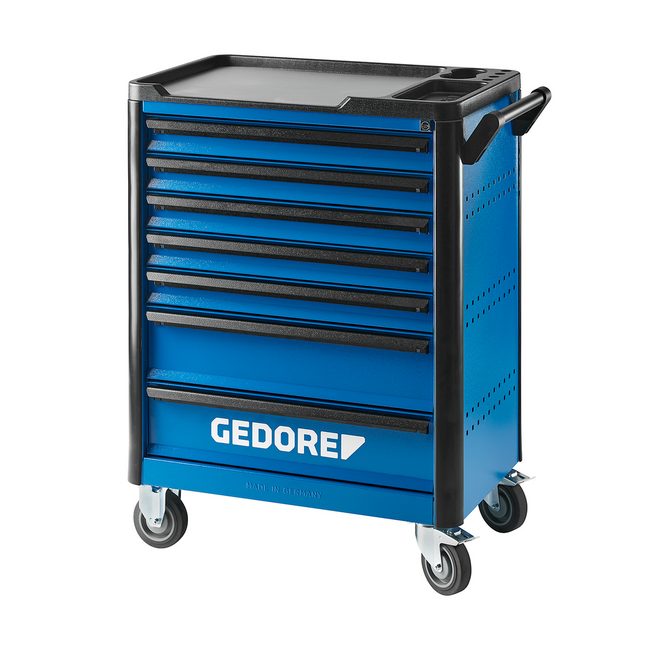 Gedore Tool cart Workster highline large with 308-piece tool set in Check-Tool modules, 7 drawers - WHL-L7-TS-308