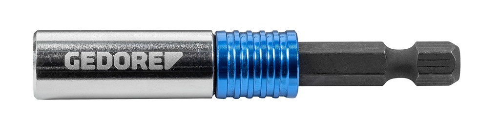 Gedore Bithouder 1/4" magnetisch met snelontgrendeling, slanke uitvoering, lengte 67 mm, vanadiumstaal - 699 S