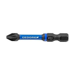 Gedore Torsiebit-set, 1/4", PZ 2, 50 mm, 2-dlg.