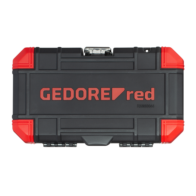 Gedore RED Torsionsbit-Satz 1/4" 43-teilig, PH, PZ, SL, TX, Sechskant 25/50/90 mm, Ratschenschraubendreher, Koffer - R33003043