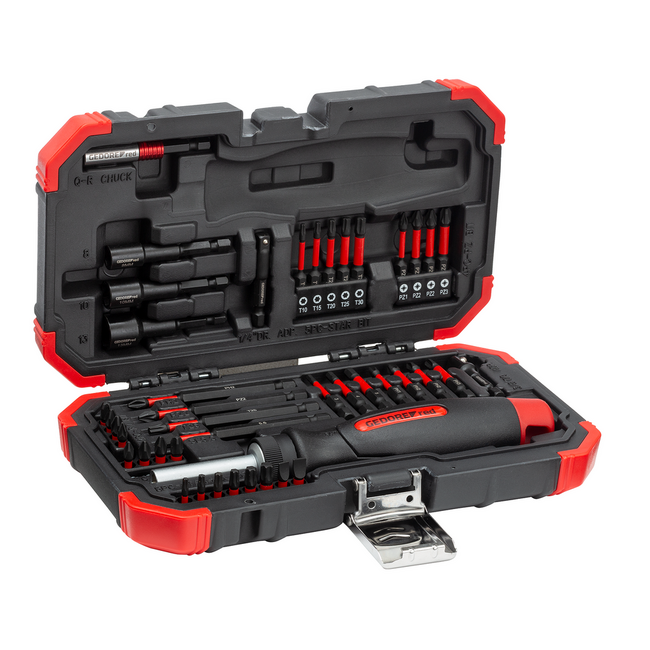 Gedore RED Torsiebit-set 1/4" in BMC, 43-dlg.