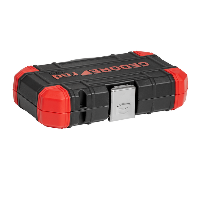Gedore RED Bit-Satz 1/4" 51-teilig, 2K-Umschaltknarre, Nüsse SW 4-14 mm, Bits PH, PZ, SL, TX, Sechskant 25 und 90 mm, Box - R33003051