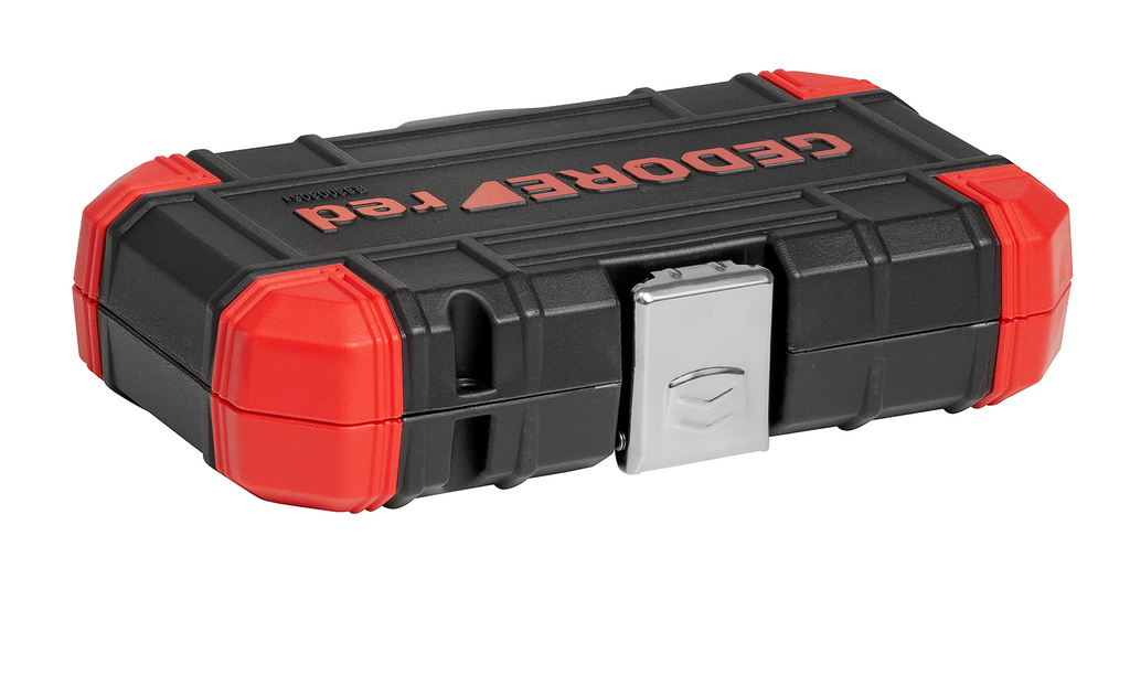 Gedore RED Bitset 1/4" 51-delig, omschakelbare 2C-ratel, doppen SW 4-14 mm, bits PH, PZ, SL, TX, zeskant 25 en 90 mm, box - R33003051, foto 2 van 5