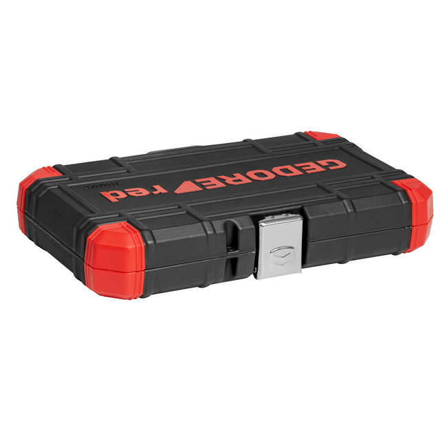 Gedore RED Bit-Satz 1/4" 67-teilig, magnetischer Bitschraubendreher, Bits PH, PZ, SL, TX, TX mit Bohrung, Winkelschlüssel - R33003067