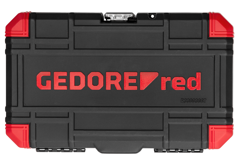 Gedore RED Bitset 1/4" 67-delig, magnetische bitschroevendraaier, bits PH, PZ, SL, TX, TX met boring, inbussleutels - R33003067, foto 3 van 5