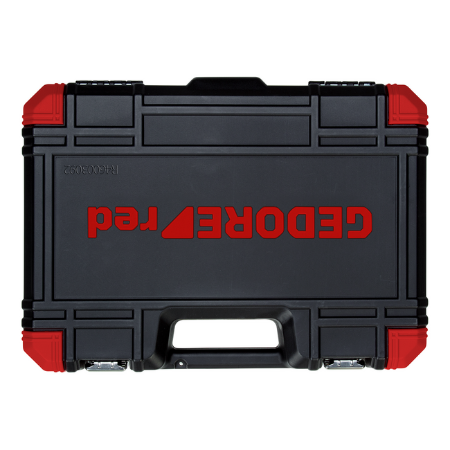 Gedore RED Steckschlüssel-Satz 1/4" + 1/2" 92-teilig, 2K-Umschaltknarren, Nüsse SW 4-32 mm, Bits, Ringmaulschlüssel - R46003092