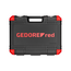 Gedore RED Steckschlüssel-Satz 1/4" + 1/2" 232-teilig, Umschaltknarren, Nüsse SW 4-32 mm, E-Nüsse, Bitbox, Ringschlüssel - R46003232