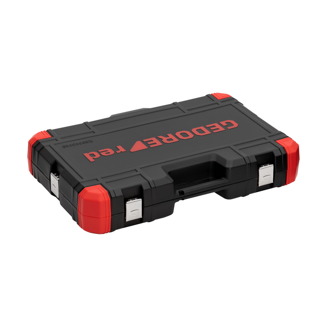 Gedore RED Werkzeugsatz 1/2" Service 69-teilig, Nüsse SW 10-24 mm, Ringmaulschlüssel 6-21 mm, Zangen, Koffer - R69003069