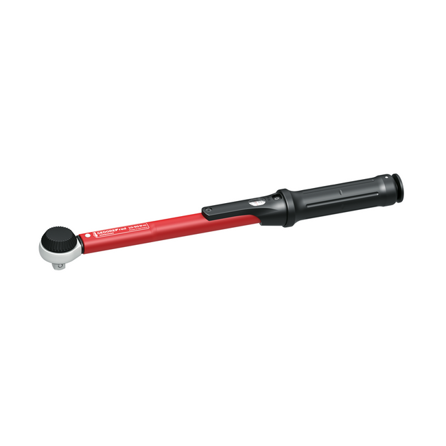 Gedore RED Momentsleutel 3/8" 10-50 Nm, ratel met doorsteekvierkant, rechts en links, ±3 %, 330 mm, DIN EN ISO 6789-2 - R58900050