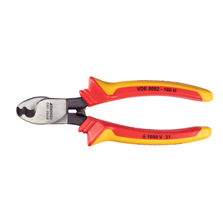Gedore VDE cable shears with sheath insulation