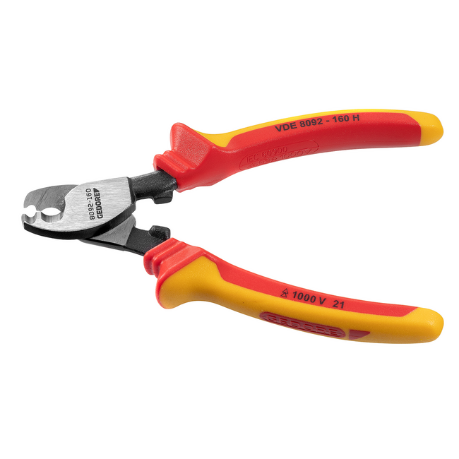 Gedore VDE cable shears with sheath insulation