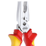 Gedore VDE heavy-duty combination pliers 1000 V 180 mm, 2C insulation, 62-64 HRC edges, cuts piano wire up to 2 mm - VDE 8250-180 H