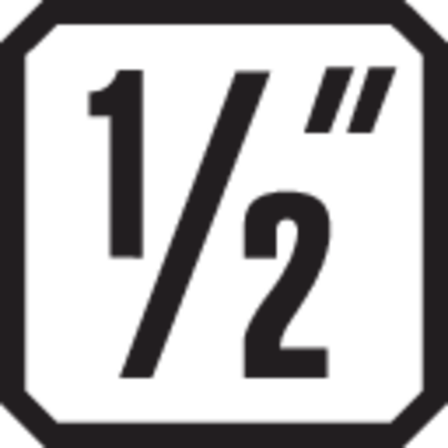 Gedore Kraftschrauber-Satz 1/2" 7-tlg 6-kant 10-24 mm