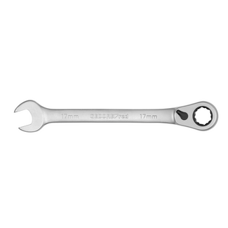 Gedore RED Combin.ratchet spanner size17mm l.225mm