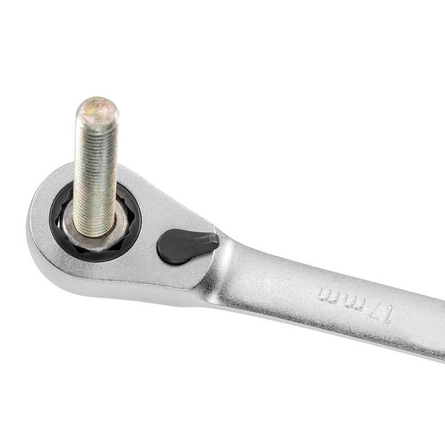 Gedore RED Combin.ratchet spanner size17mm l.225mm