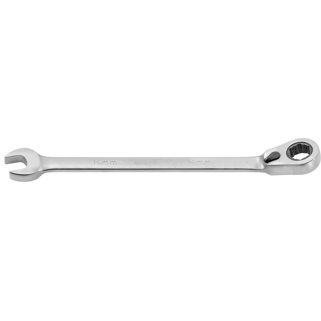 Gedore RED Combin.ratchet wrench size19mm l.245mm