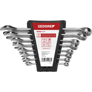 Gedore RED Ringsteeksleutelset SW 9-19 mm 8-dlg