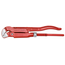 Gedore RED Pijptang S-bek 1 1/2" (55 mm) 420 mm, bek 45° gebogen, DIN 5234 vorm C, chroom-vanadiumstaal - R27140015
