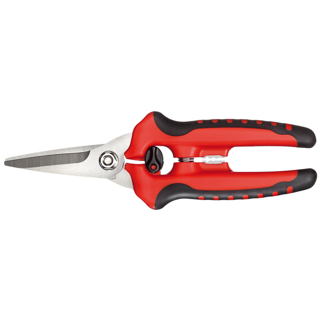 Gedore RED Universele schaar 50 mm snijvlak, 205 mm, roestvrij staal, 2C-greep met kabelstripper 1,0-2,0 mm - R93300031