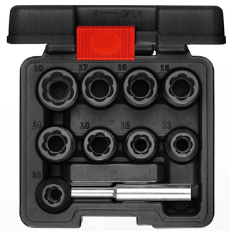 Gedore RED Uitdraaierset 1/2" SW 10-19 mm 10-delig