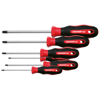 Gedore RED Schroevendraaierset TX T10-T40 6-delig, 2C-greep