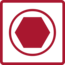 Gedore RED Bitdoppenset 1/2" binnenzeskant 5-19 mm 30-delig, lengtes 55-200 mm, DIN 7422, chroom-vanadium, koffer - R68003030
