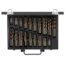 Gedore RED Spiralbohrersatz HSS 1-10 mm in 0,5-mm-Schritten 170-teilig, DIN 338 Typ N, 118°, gerollt, Metallkassette - R93500170