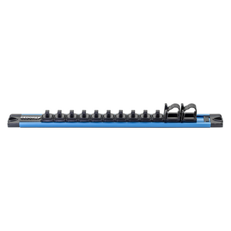 Gedore Dopsleutelrail 1/4" magnetisch, 10 plaatsen, leeg