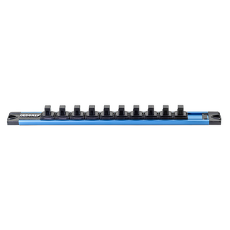Gedore Dopsleutelrail 3/8" magnetisch, 10 plaatsen, leeg