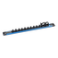 Gedore Bit- en dopsleutelrail 1/4" magnetisch, 20 bits + 4 doppen, leeg, Flip-Lock, 3 houders, 340 mm - SL 6620