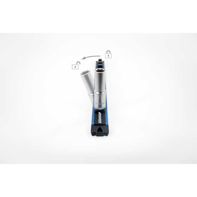 Gedore Magnetic tool holding rail 1/4" and bits