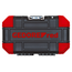 Gedore RED Socket set 1/4" 4-13 mm 16-piece with 72-tooth reversible 2C ratchet, extension, sliding T-bar, case - R49003016