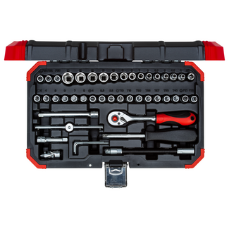 Gedore RED Steckschlüsselsatz 1/4" SW 4-14 mm 46-teilig mit Bits