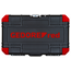 Gedore RED Steckschlüsselsatz 1/4" SW 4-14 mm 46-teilig mit 2K-Knarre 72 Zähne, Bits SL/PH/PZ/TX/Sechskant, Koffer - R49003046
