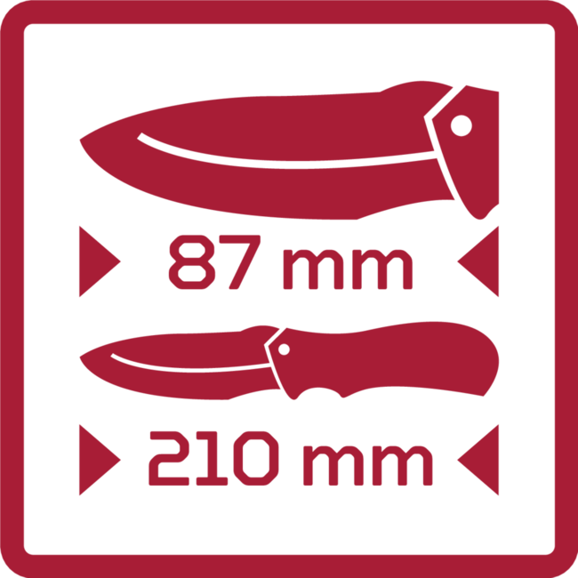 Gedore RED Pocket knife blade-l.87mm 2C-handle